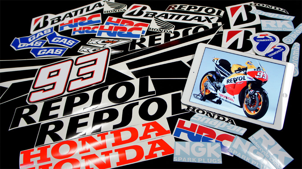 Repsol Sticker Blue Repsol Logo Sticker